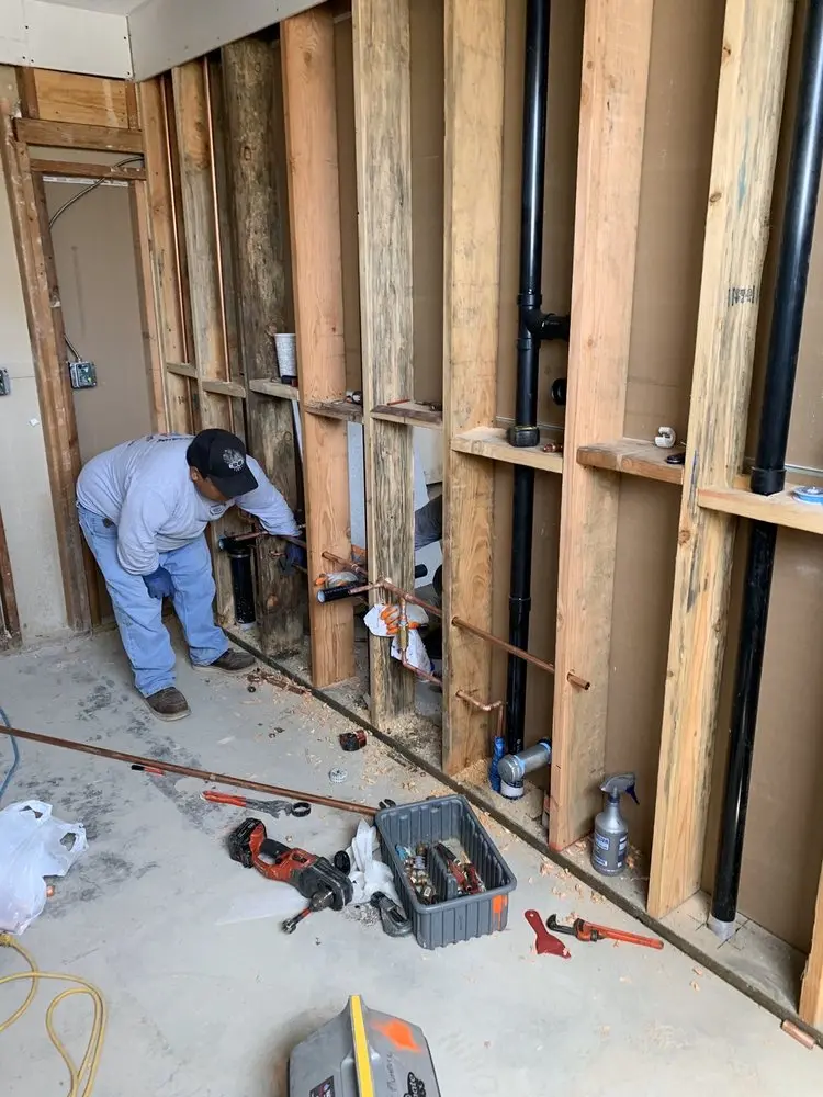 Commercial rough-in plumbing for Water Heater Replacement in Vail